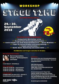 Stage Time: Tanz-, Theater-,Gesangs-Workshop 2018